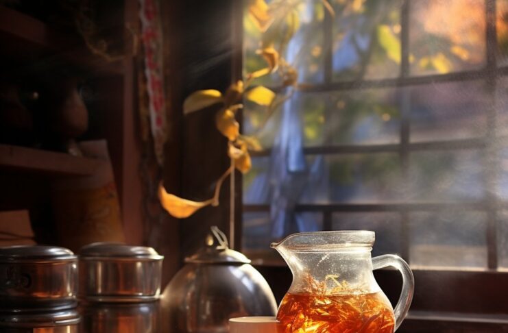 De betovering van unieke theemelanges