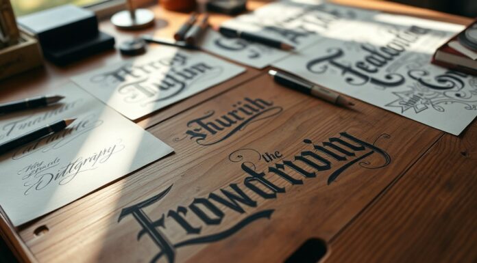 Het perfecte lettertype kiezen voor jouw persoonlijke tattoo