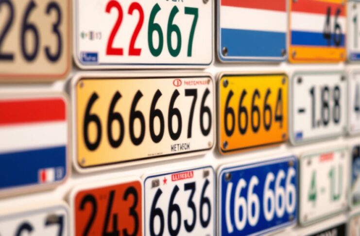 Betekenis van nederlandse kentekenplaten: kleuren en functies